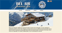 Desktop Screenshot of belair-courchevel.com